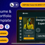 Ovro – ASP.Net Core 9 and MVC 5 Resume & Personal Portfolio Template
