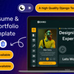 Ovro – Resume & Personal Portfolio Django Template