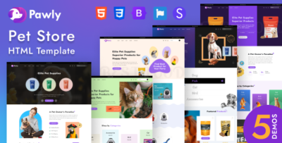 Pawly - Responsive Pet Store HTML Template