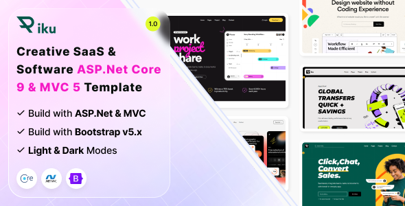 Piku - Creative Saas & Software ASP.Net Core 9 & MVC 5 Template Piku - Creative Saas & Software ASP.Net Core 9 & MVC 5 Template