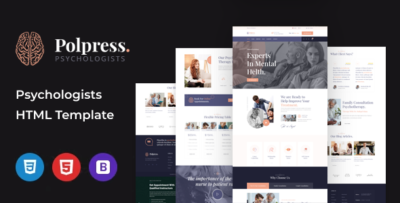 Polpress - Psychiatric therapy HTML Template