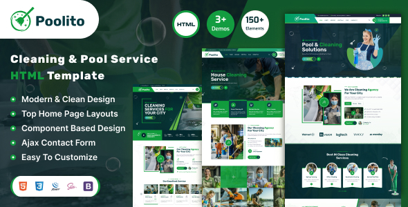 Poolito - Cleaning Service HTML Template Poolito - Cleaning Service HTML Template