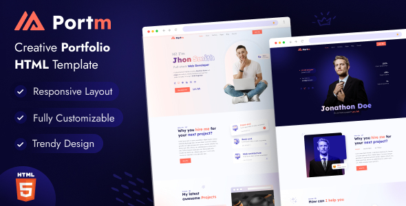 Portm - Personal Portfolio Template Portm - Personal Portfolio Template