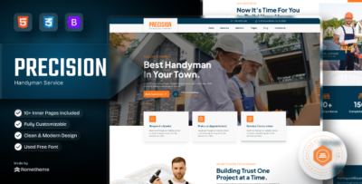 Precision - Handyman & Construction HTML Template