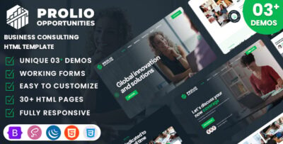 Prolio - Business Consulting HTML Template