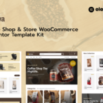 Qohwa - Coffee Shop & Store Ecommerce Elementor Pro Template Kit