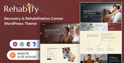 Rehabify – Addiction Recovery and Rehabilitation Center WordPress Theme
