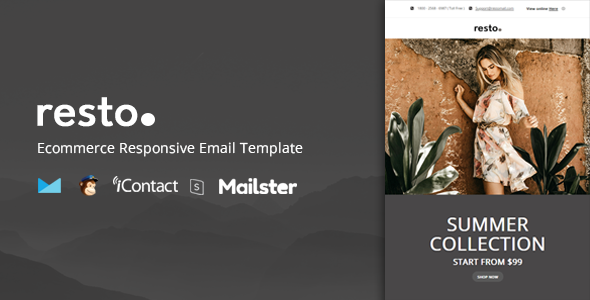 resto - Responsive Ecommerce E-mail Template + Online Access + Mailster + MailChimp resto - Responsive Ecommerce E-mail Template + Online Access + Mailster + MailChimp