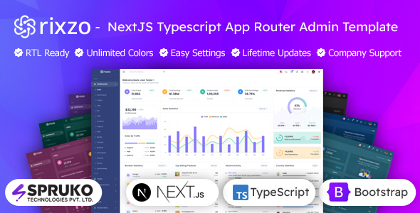 Rixzo - NextJS Typescript App Router React Bootstrap Admin Dashboard Template Rixzo - NextJS Typescript App Router React Bootstrap Admin Dashboard Template