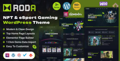 Roda - Gaming Store & eCommerce WordPress Theme