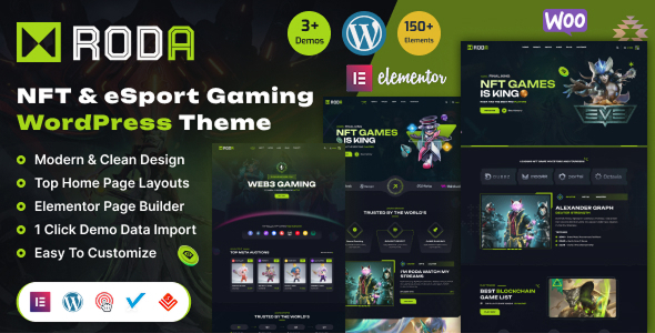 Roda - Gaming Store & eCommerce WordPress Theme Roda - Gaming Store & eCommerce WordPress Theme
