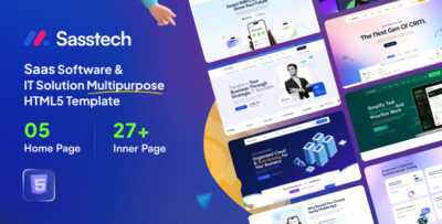 SassTech - SaaS Software & IT Solution Multipurpose HTML Template