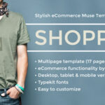 Shoppee - Stylish eCommerce Muse Template