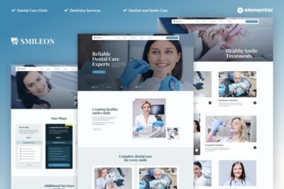 Smileon - Dentist & Dental Clinic Elementor Pro Template Kit