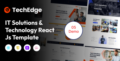 TechEdge - IT Solutions & Technology React Js Template