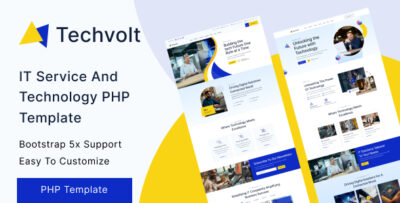 Techvolt - IT Service & Technology PHP Template
