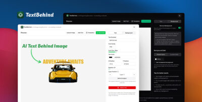 TextBehind - AI Image Text Placement — No Masking, No Hassle