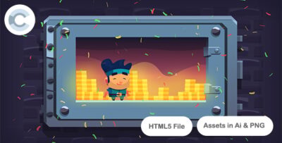 The Vault Thief | 80 Levels | Construct 3