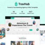 Travhub – Tour & Travel Booking HTML Template