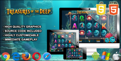 Treasures of the Deep - HTML5 Slot Machine