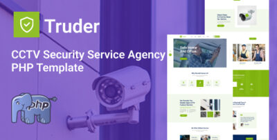 Truder - CCTV Security Service Agency PHP Template