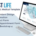 Trustlife - Medical and Health Landing Page HTML Template with RTL
