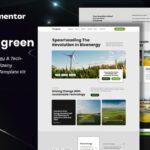 Tugreen - Green Energy & Technology Company Elementor Template Kit v1.0
