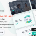 Upcover - Tailwind CSS Business & Corporate Landing Template (Tailwind CSS v4)