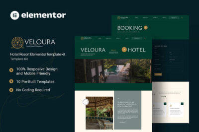 Veloura - Hotel Resort Elementor Template Kit