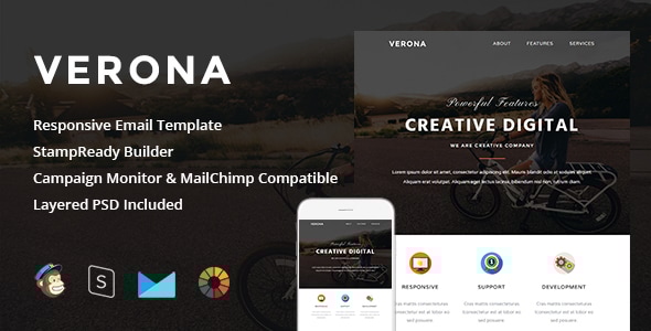 Verona - Responsive Email + StampReady Builder Verona - Responsive Email + StampReady Builder