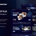 Vorxus - Digital Marketing Agency Elementor Template Kit v1.0