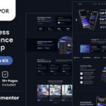 Voxpor - Business & Finance Startup Elementor Template kit