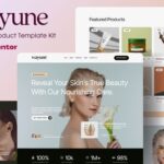 Wayune - Beauty Care Product Elementor Template Kit