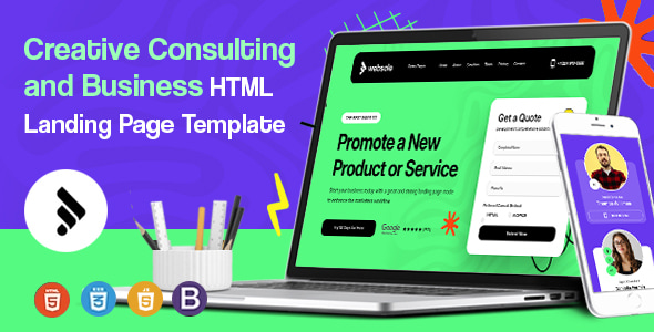 Websole - Creative and Business Consulting HTML Landing Page Template Websole - Creative and Business Consulting HTML Landing Page Template