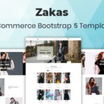 Zakas - Fashion Luxury Shopping Website Template using Bootstrap 5