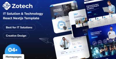 Zotech - IT Solutions & Technology React NextJS Template