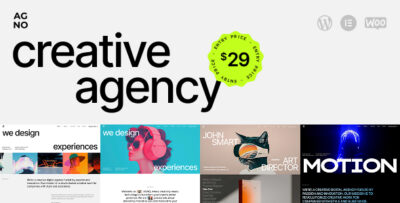 Agno - Creative Portfolio Agency WordPress Theme