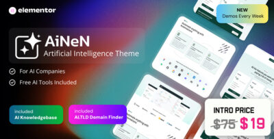 AiNeN - AI Agent & Automation WordPress Theme