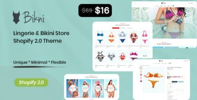 Bikni - Lingerie & Bikini Store Shopify 2.0 Theme