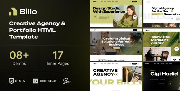 Billo - Creative Agency & Portfolio HTML Template Billo - Creative Agency & Portfolio HTML Template
