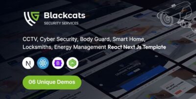 Blackcats - CCTV & Security React Next Js Template