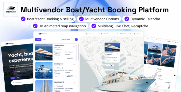 Boativus - Multivendor Boat/Yacht Booking Platform Boativus - Multivendor Boat/Yacht Booking Platform