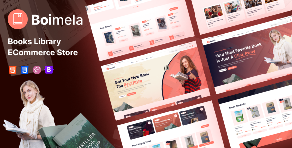 Boimela - Book Store Ecommerce HTML Template Boimela - Book Store Ecommerce HTML Template