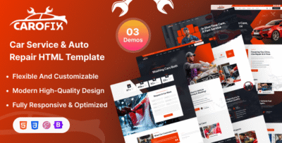 Carofix - Car Repair and Service HTML Template
