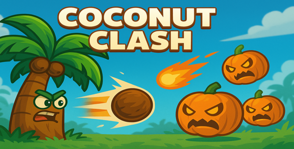 Coconut Clash - HTML5 Action Game with Admob Integration Coconut Clash - HTML5 Action Game with Admob Integration