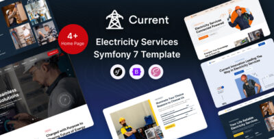 Current - Electricity Services Symfony 7 Template