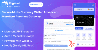 DigiKash - Secure Payments & Advanced Merchant Gateway