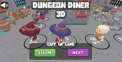 Dungeon Diner 3D - HTML5 Game - C3P