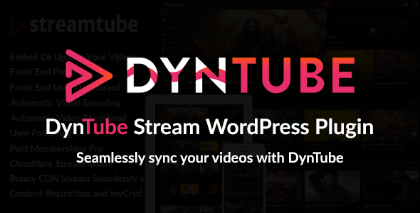 DynTube Stream WordPress Plugin DynTube Stream WordPress Plugin
