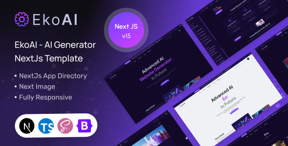 EkoAI - AI Generator NextJs Template EkoAI - AI Generator NextJs Template
